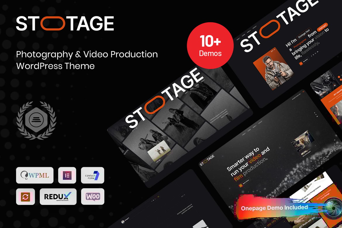 Download Stotage - Photography & Video Production WP Theme
