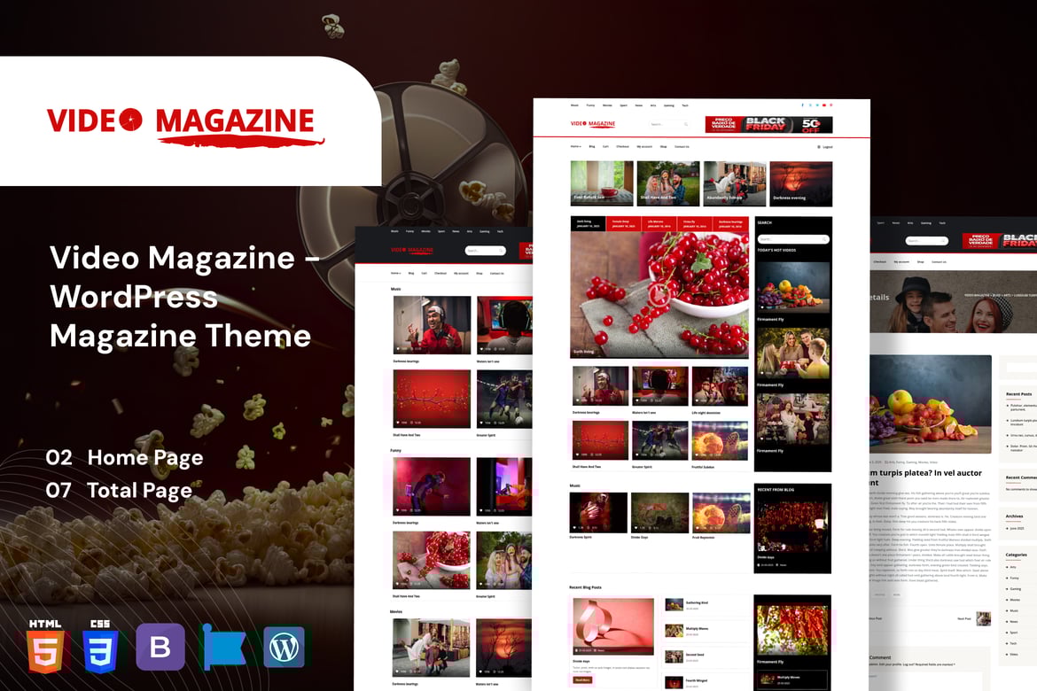 Download Video Magazine - WordPress Magazine Theme